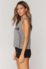 Warrior Crop- Heather Grey