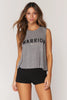 Warrior Crop- Heather Grey