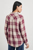 Hunter Shirt- Faded Plum Ivory