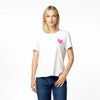 Suke Tee Contrast Imperfect Heart