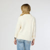 Imperfect Heart Benton Sweater - Off White /Emerald