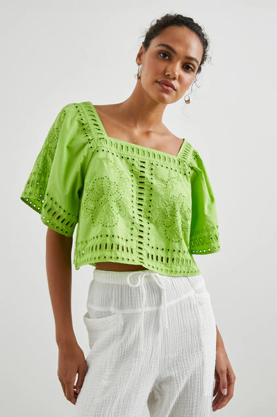 Laine Top - Island Green