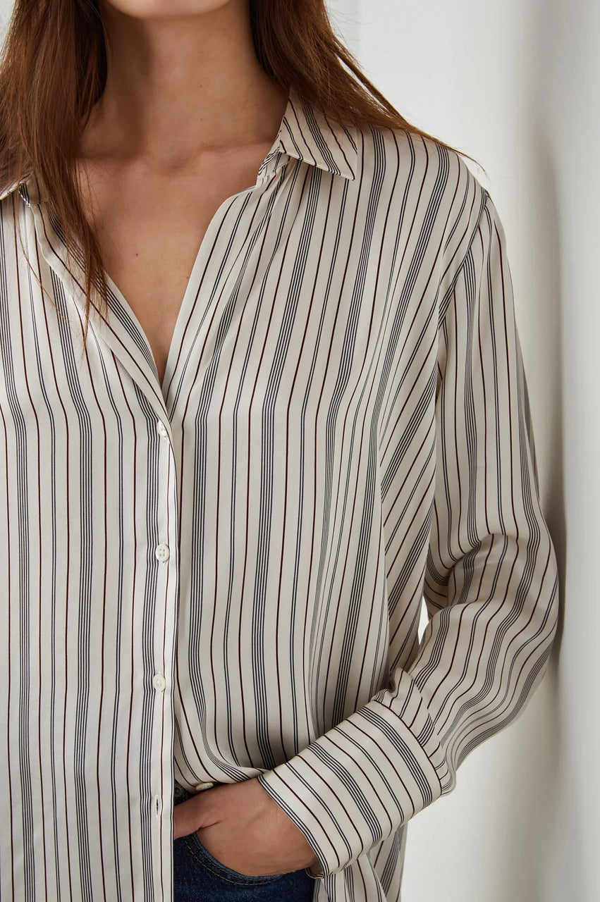 Ledger Shirt- Providence Stripe