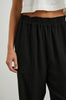 Leon Crop Pant - Black Gauze