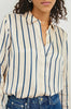 Maria Shirt - Ceramic Navy Stripe