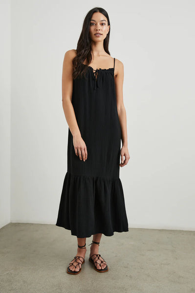 Marseille Dress - Black Gauze