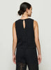 Sheri Lace Tank - Jet Black