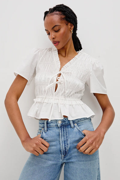 Portia Top - White