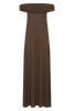 Sofie Maxi Dress - Chocolate Brown