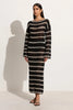 Jesolo Crochet Dress- Black/Off White