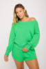 La Vida Off Shoulder - Palm Green