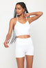 Bryn Seamless Crop Tank Solid - Bright White