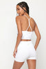 Bryn Seamless Crop Tank Solid - Bright White