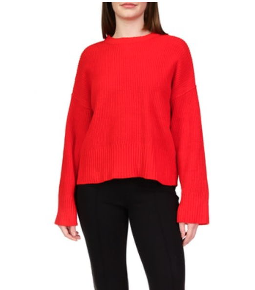 Chilly Out Chenille Sweater - Lipstick