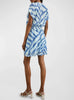 Karla Dress - Blue Watercolor Stripes