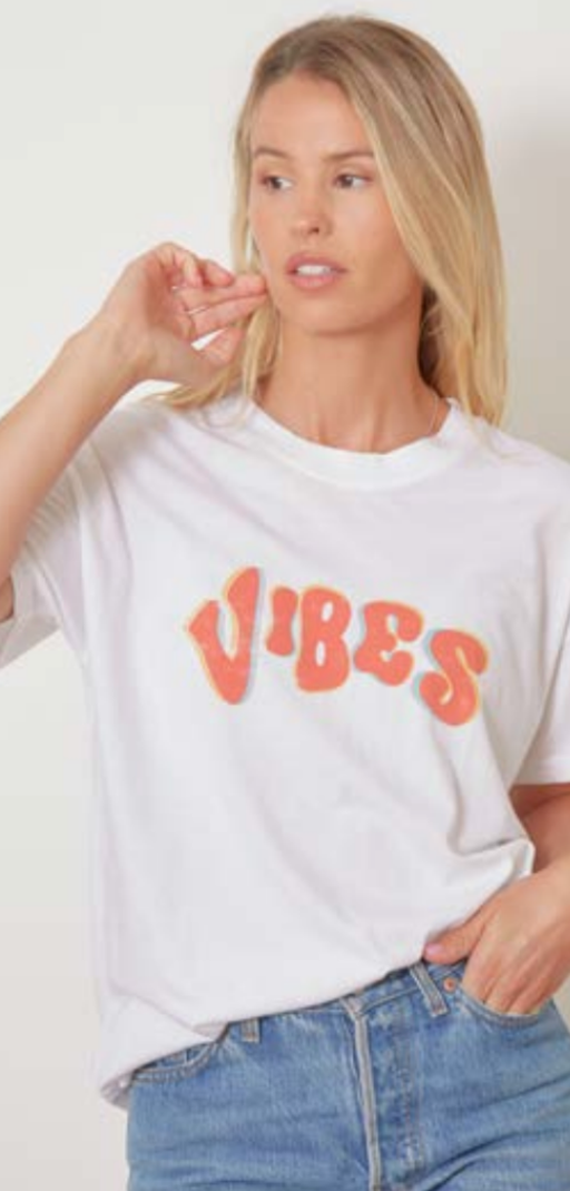 Vibes Brice Tee- White