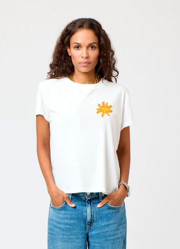 Suke Sunshine Tee- White