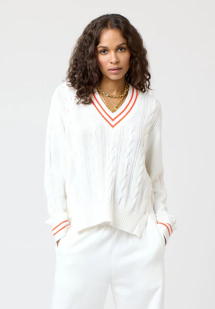 Patvee Sweater- White