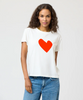 Suke Imperfect Heart Tee- Aperol Orange