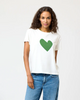 Suke Imperfect Heart Tee- Olive Green