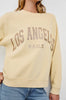 Varsity Sweatshirt - LA Gold Glitter