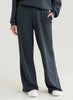 Wide leg Women's Pocket Sweat pant- Charcoal