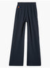 Wide leg Women's Pocket Sweat pant- Charcoal