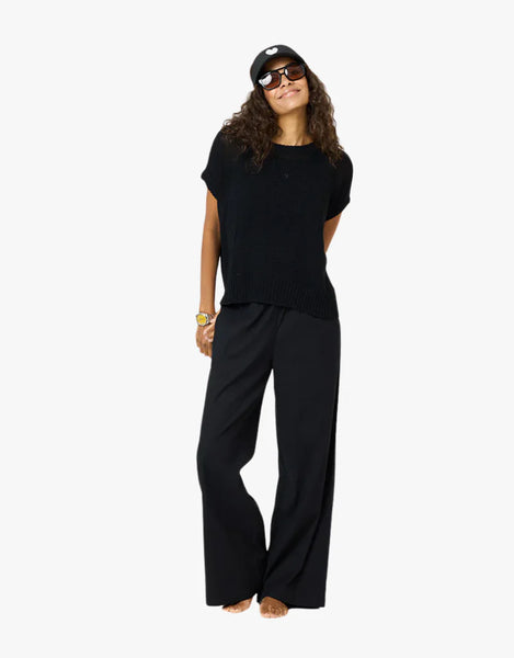 Summer Vestie Sweater - Black