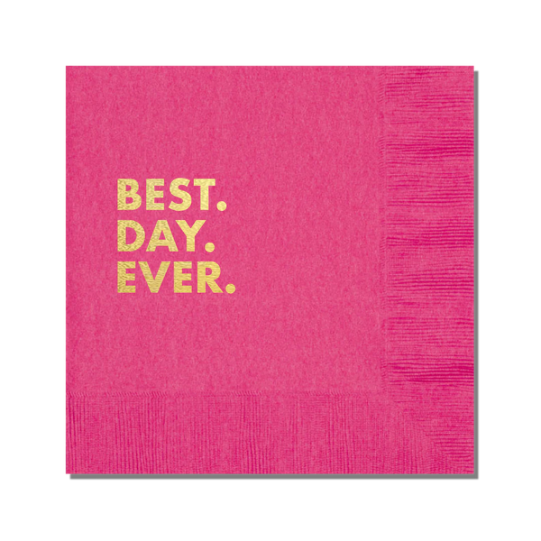 Best Day Cocktail Napkin