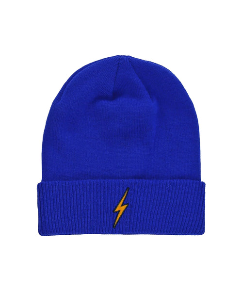 Bolt Rib Cuff Beanie- Royal Blue