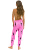 Bolt Stitch Repeat Sweatpants - Neon Pink/Black