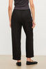 Jessie Heavy Linen Pant - Black