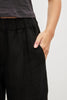 Jessie Heavy Linen Pant - Black