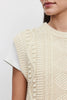 Maggy Chunky Sweater Vest - Ivory