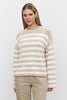 Lex Cotton Cashmere Top - Sable/Milk