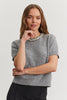 Layton Embellished Sweater- Heather Grey