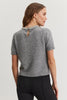 Layton Embellished Sweater- Heather Grey