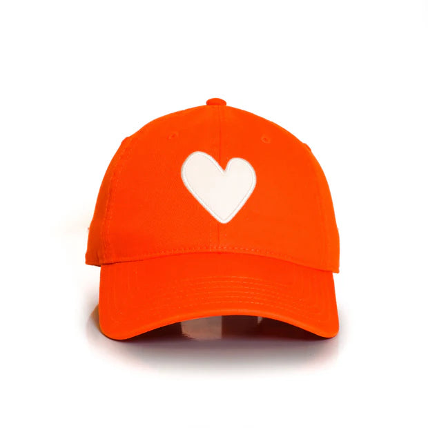 Imperfect Heart Hat - Aperol Orange