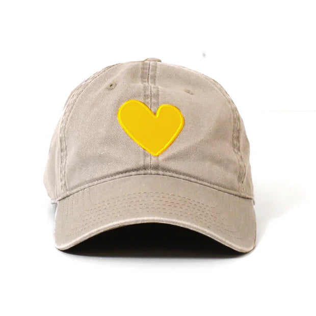 Imperfect Heart Hat - Sand