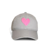 Imperfect Heart Hat - Silver Fox