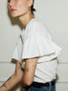 Camille Ruffle Sleeve Top - Optic White