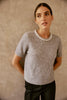 Layton Embellished Sweater- Heather Grey