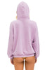 Logo Stitch Relaxed Pullover Hoodie- Mauve