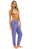 Logo Stitch Women's Sweat pant- Lavender