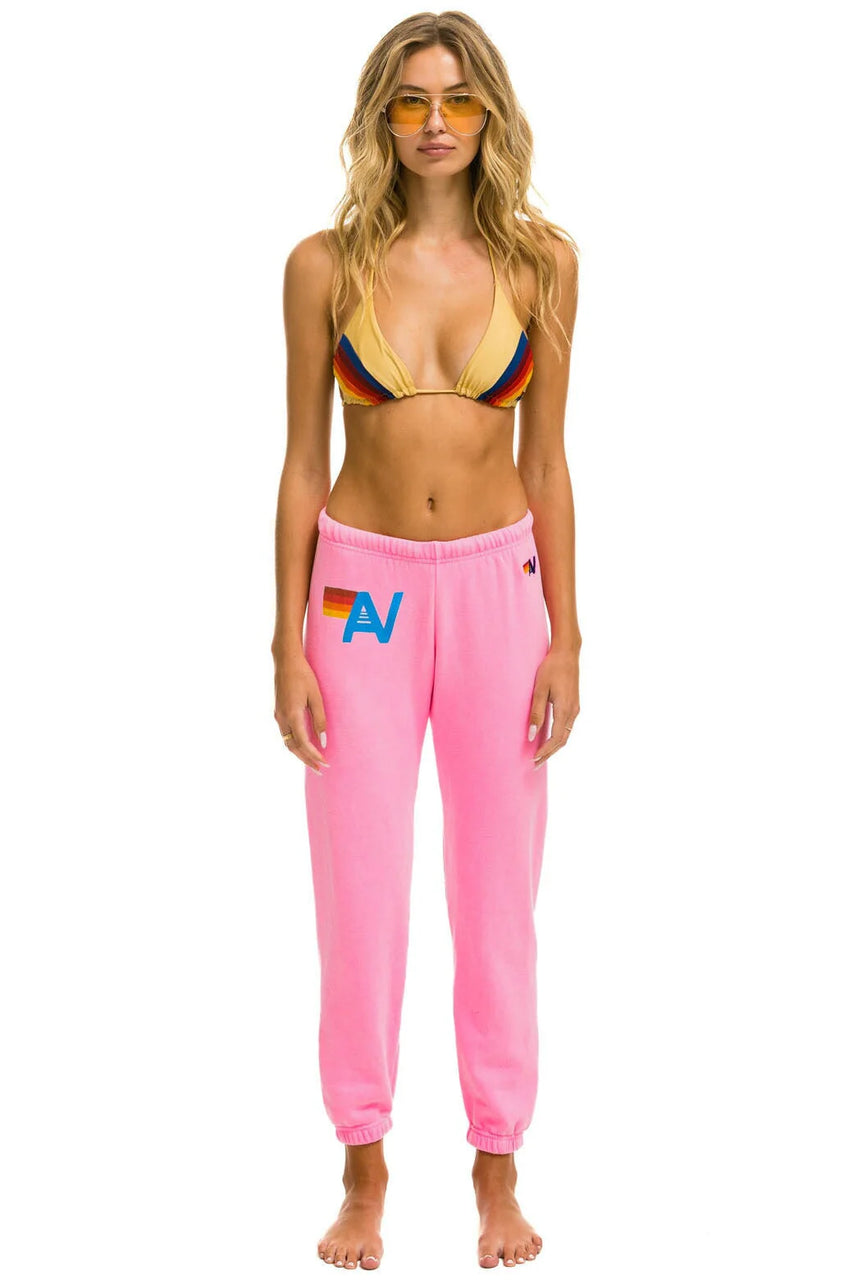 Logo Sweatpants - Neon Pink