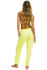 Logo Women's Sweatpants- Neon Yellow