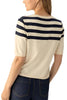 Long Weekend Sweater Tee - Toasted Almond/ Navy Stripe