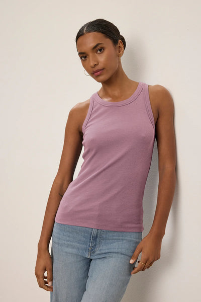 Cruz Model Ribbed Tank- Aster