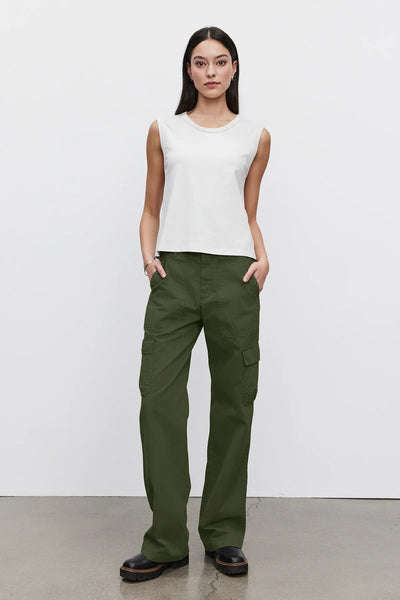 Makayla Cargo Pant - Olive