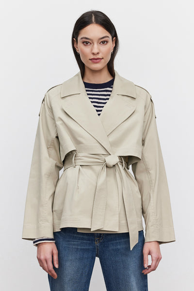 Nancy Trench Coat  - Khaki